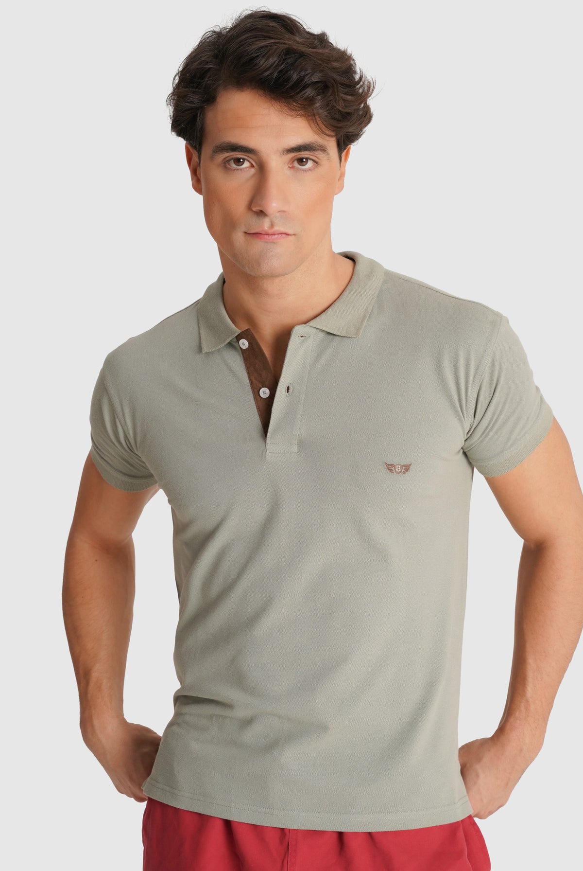 POLO VERDE MANGA CURTA REGULAR FIT MR. BLUE