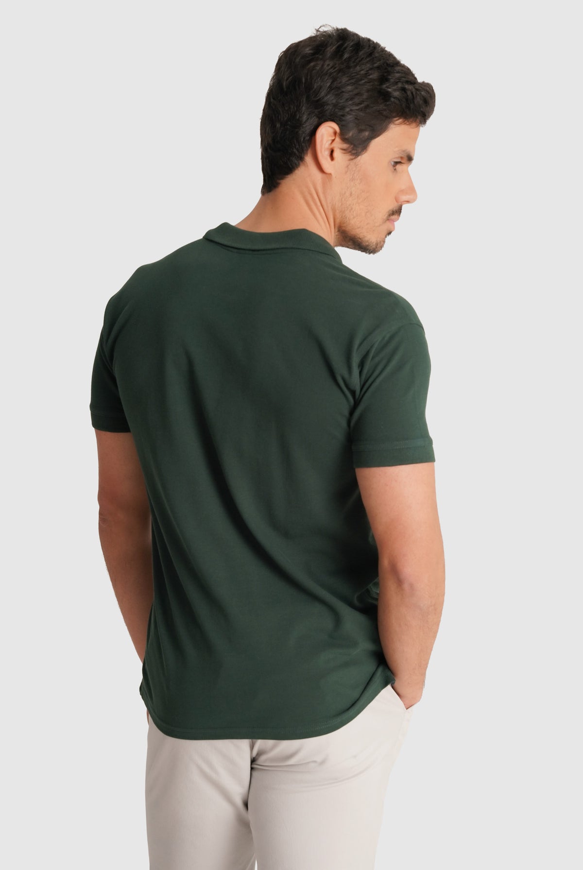 POLO VERDE MANGA CURTA REGULAR FIT MR. BLUE