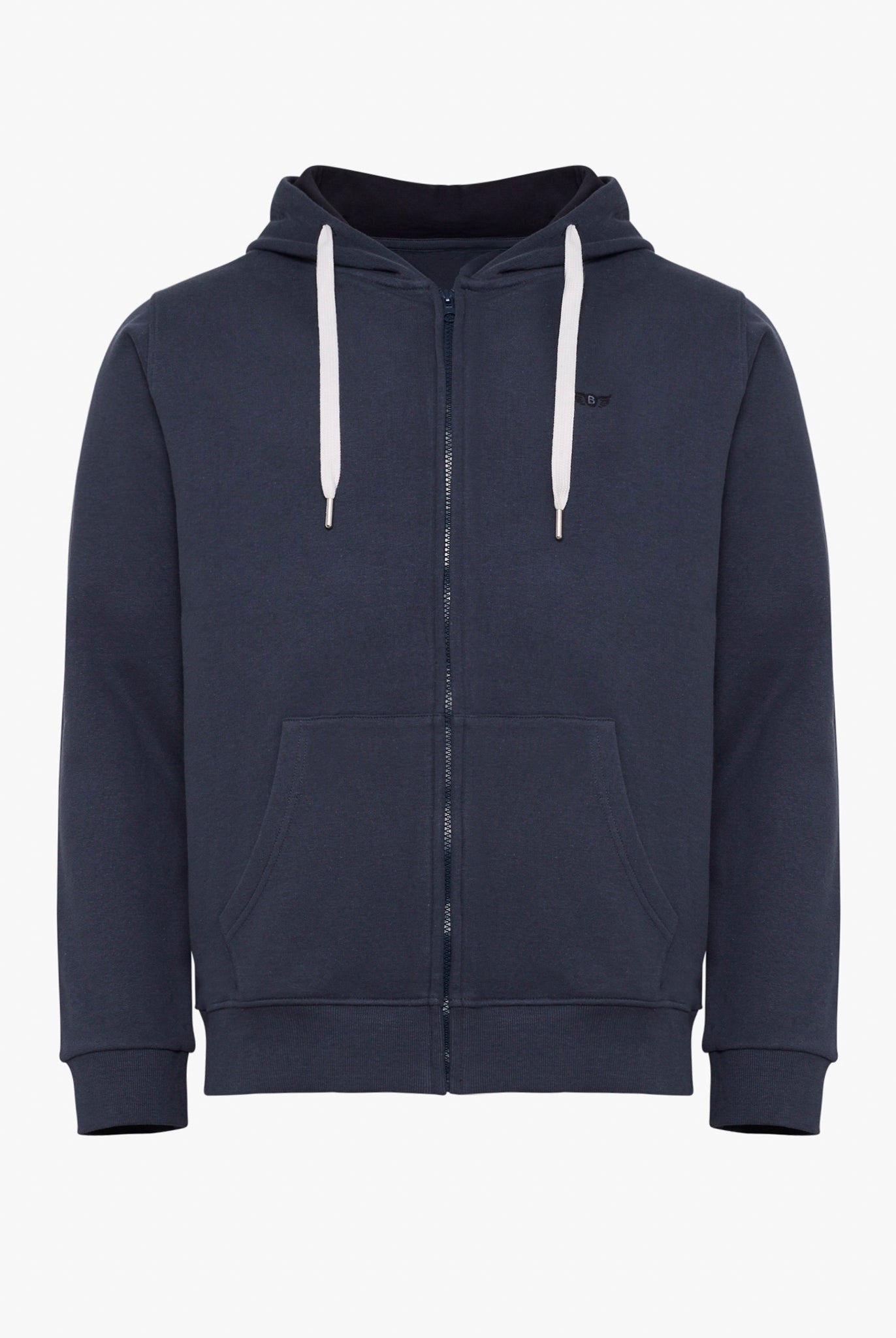 Hoodie Algodão Azul Manga Comprida Regular Fit Mr. Blue
