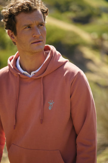 Hoodie Algodão Rosa Manga Comprida Regular Fit Mr. Blue