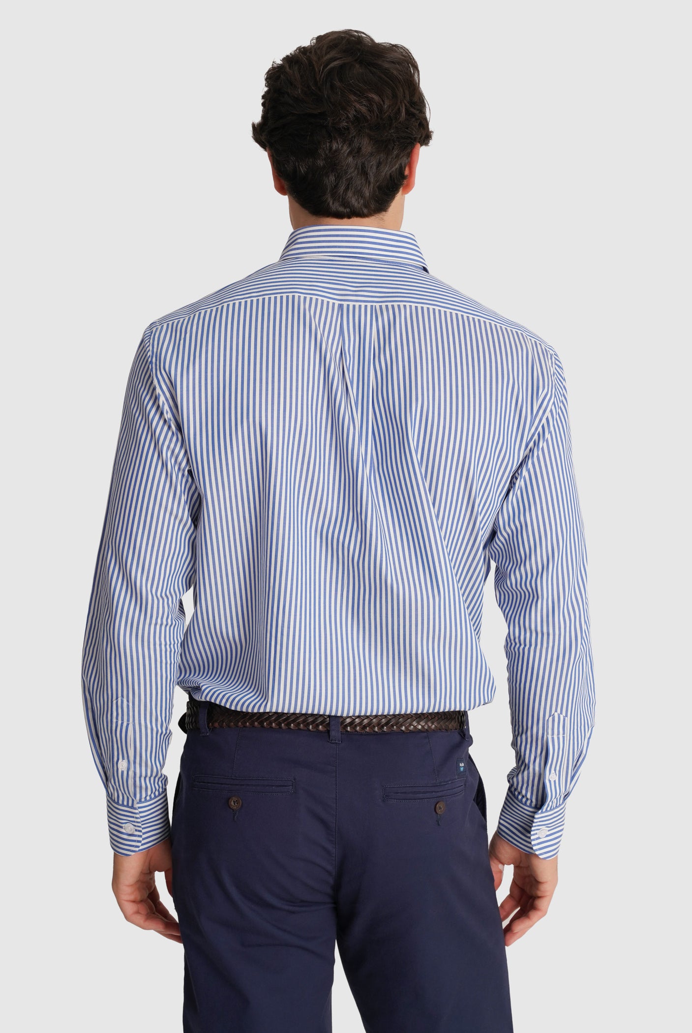BLUE TWILL SHIRT LONG SLEEVE REGULAR FIT MR. BLUE