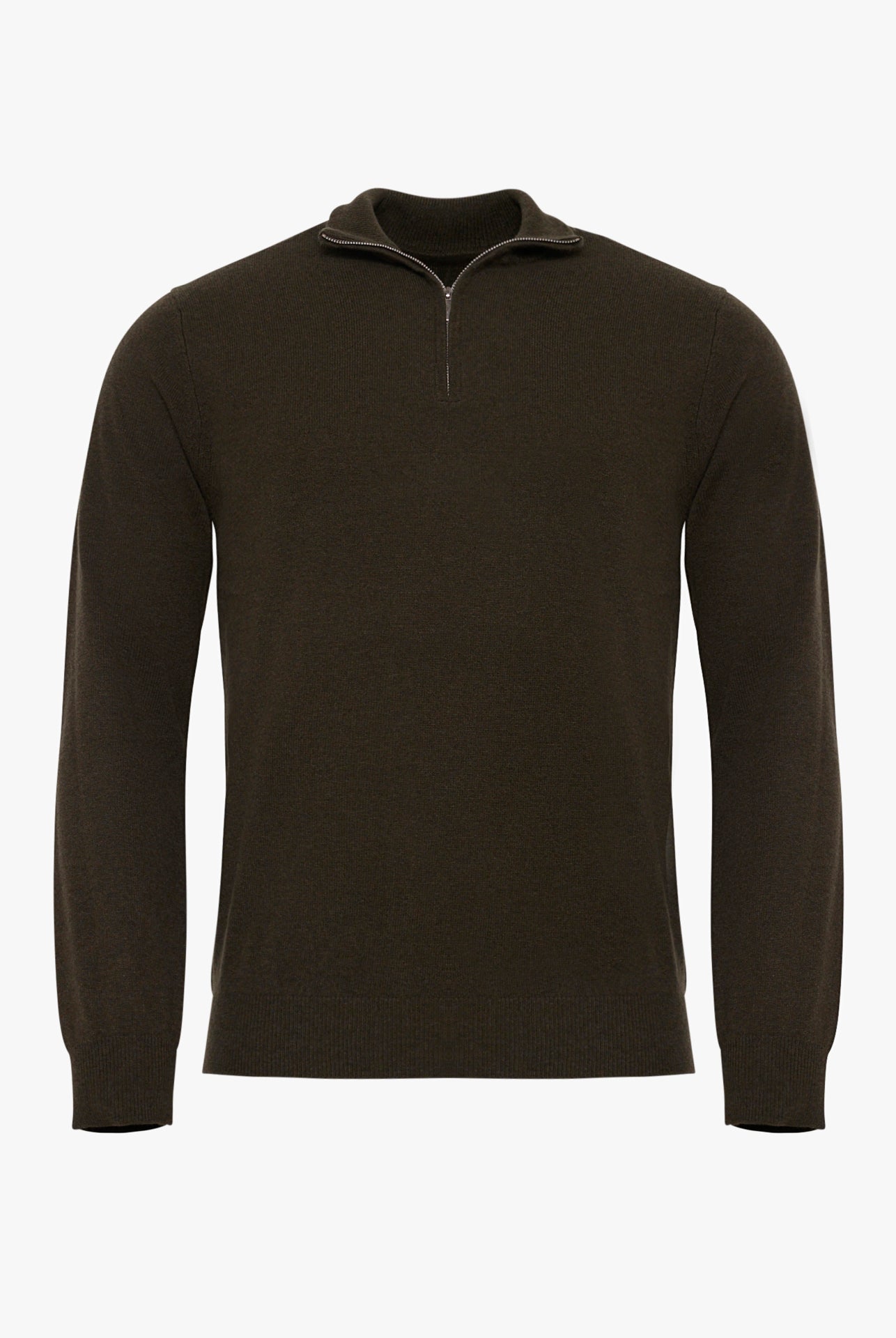 Pullover Lã Merino Verde Manga Comprida Regular Fit Mr. Blue