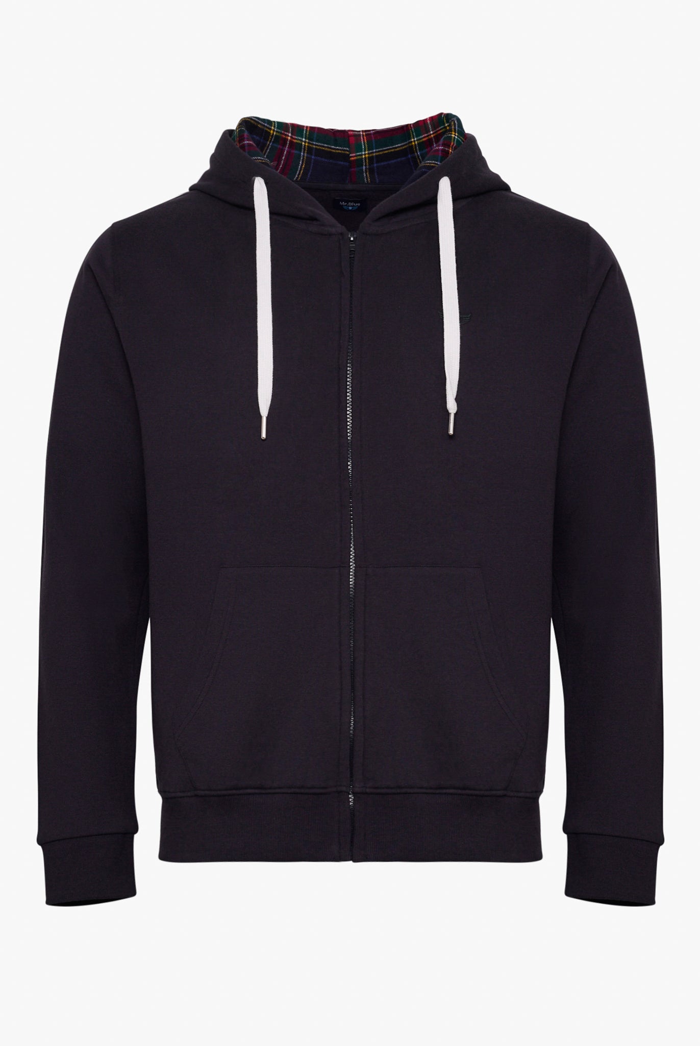 Hoodie Algodão Azul Manga Comprida Regular Fit Mr. Blue