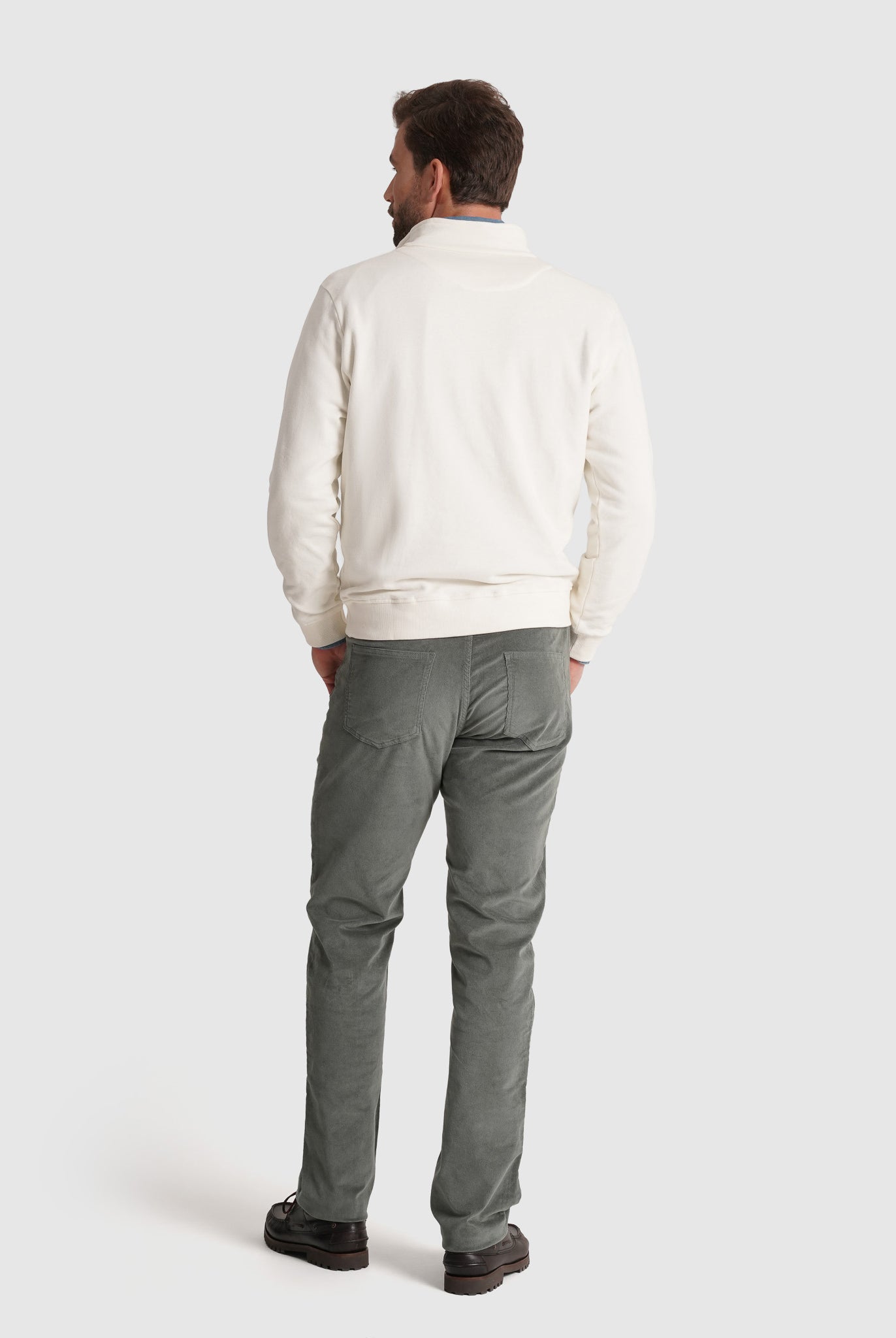 Hoodie Algodão Branco Manga Comprida Regular Fit Mr. Blue