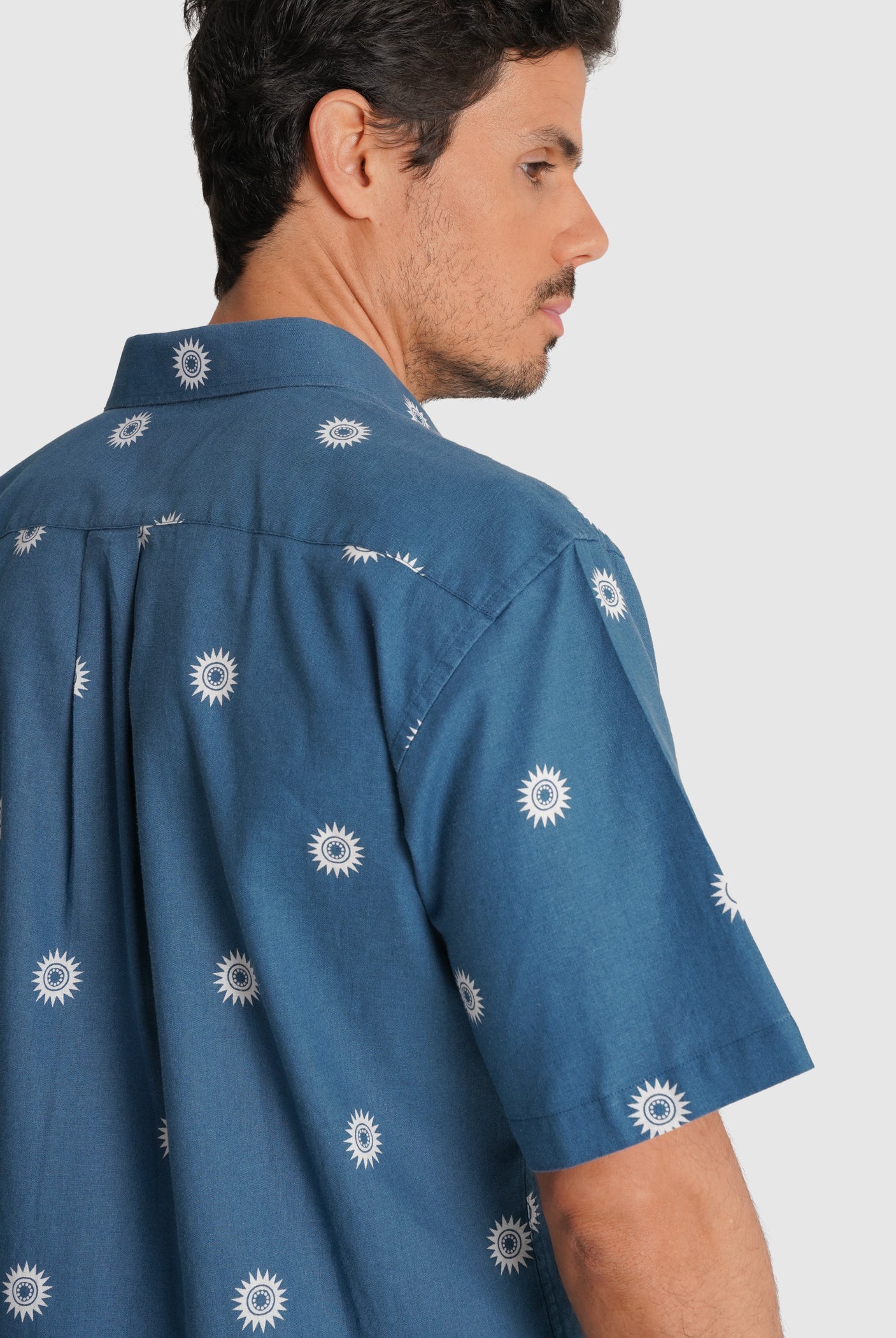 BLUE SHORT SLEEVE REGULAR FIT MR. BLUE