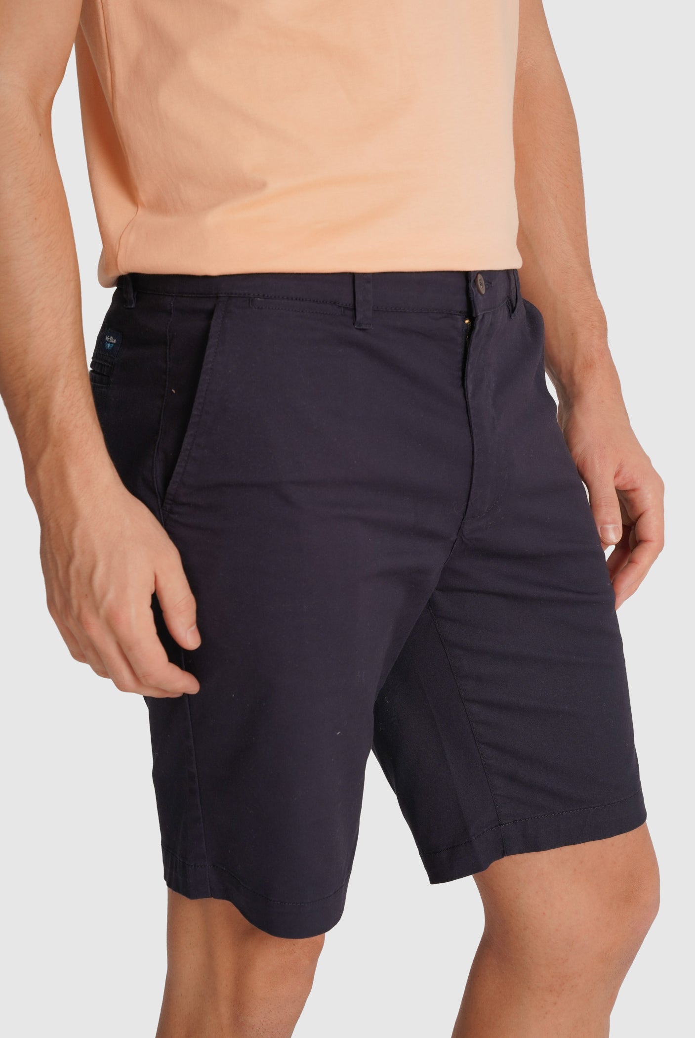 TWILL BLUE BERMUDA REGULAR FIT MR. BLUE