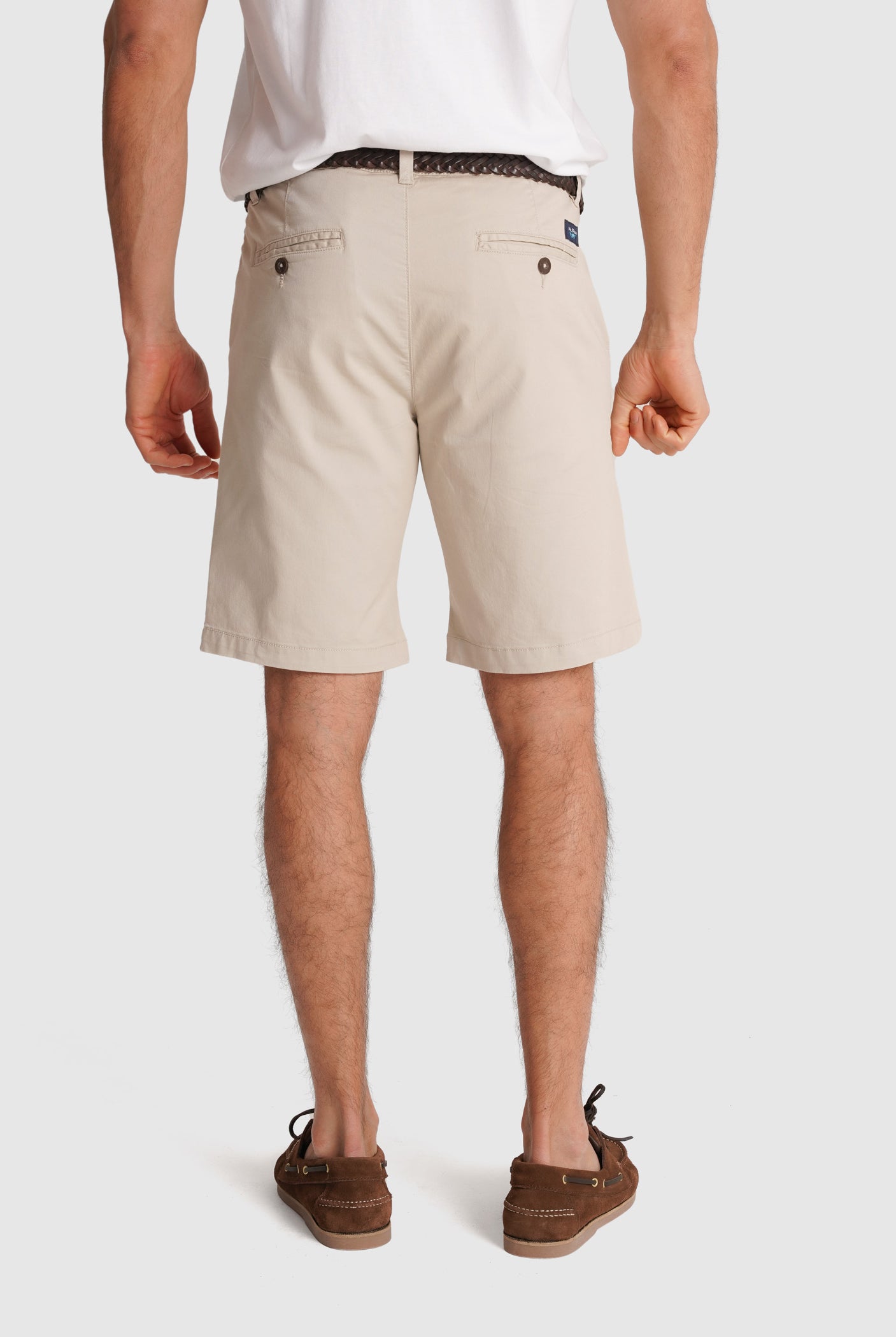 TWILL BEIGE BERMUDA REGULAR FIT MR. BLUE