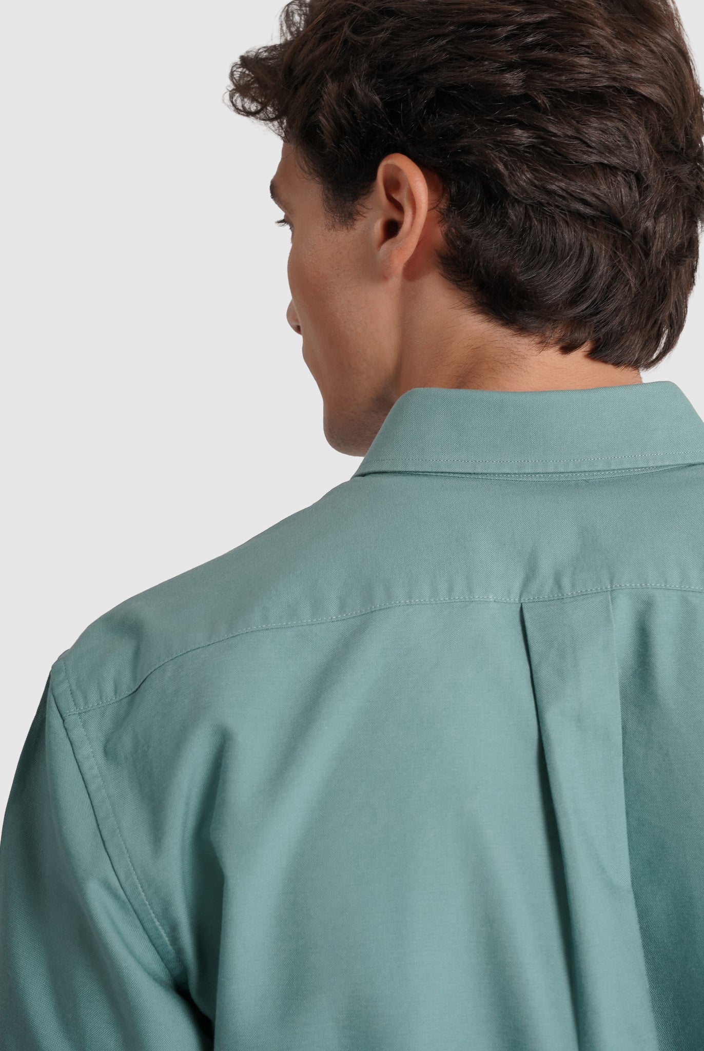 Camisa Algodão Verde Manga Comprida Regular Fit Mr. Blue