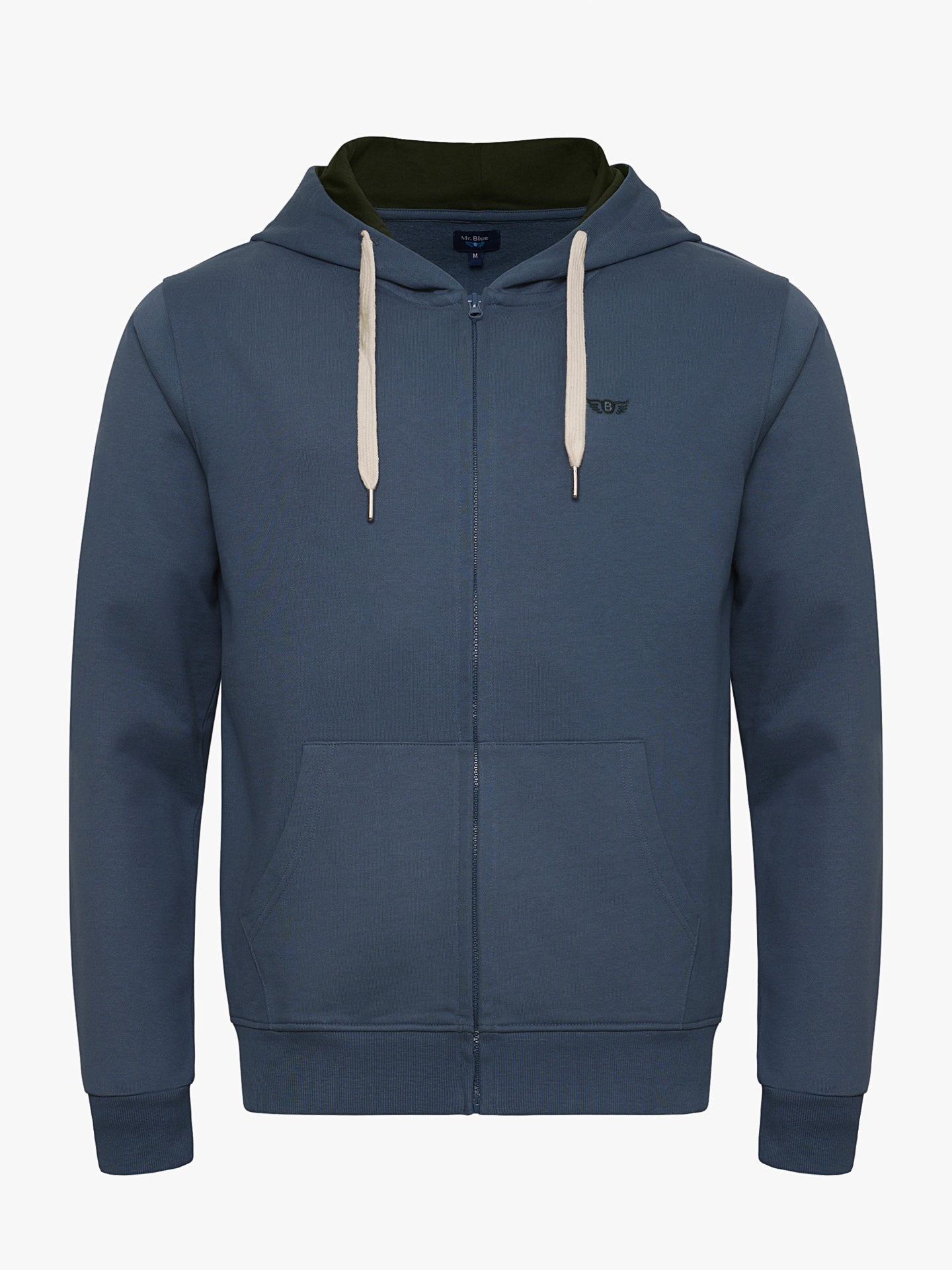 REGULAR FIT BLUE HOODIE MR. BLUE