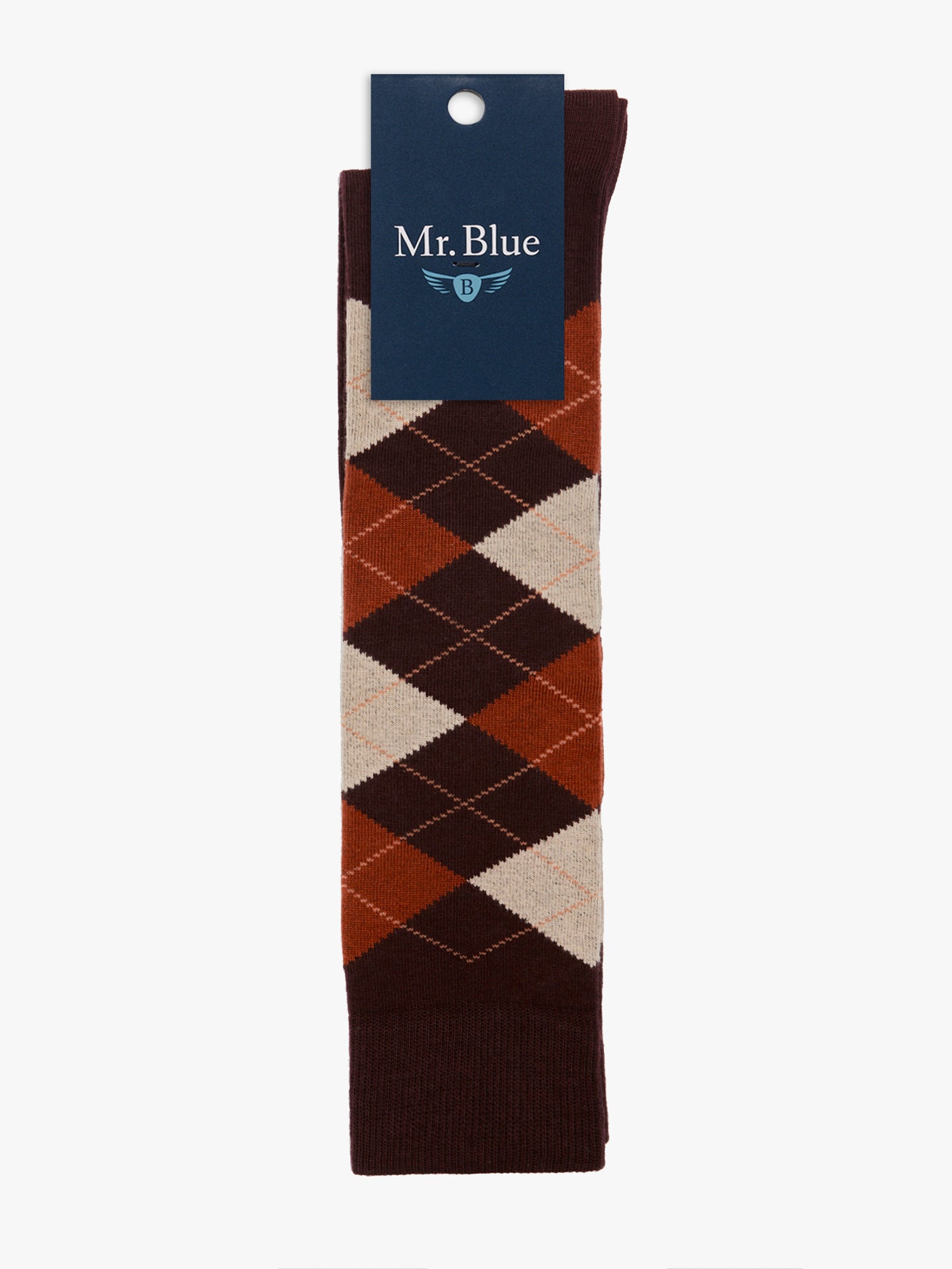 MEIAS BORDEAUX MR. BLUE