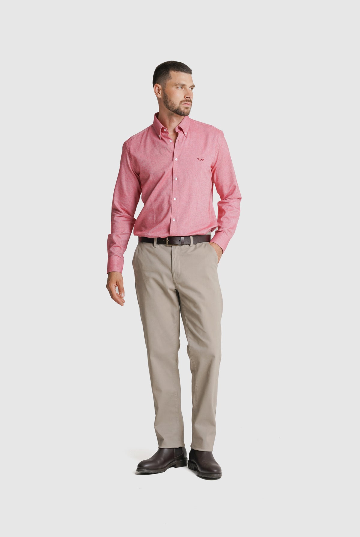 CAMISA FLANELA REGULAR FIT BORDEAUX LISA MR. BLUE