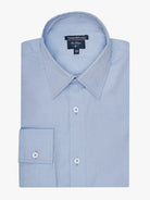 CAMISA ALGODÃO AZUL MANGA COMPRIDA CLASSIC FIT MR. BLUE