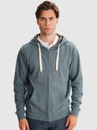 REGULAR FIT BLUE HOODIE MR. BLUE