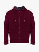 HOODIE ALGODÃO BORDEAUX MANGA COMPRIDA REGULAR FIT MR. BLUE