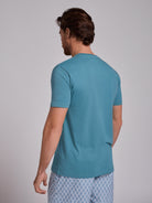 T-SHIRT ALGODÃO VERDE MANGA CURTA REGULAR FIT MR. BLUE