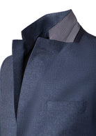 Blazer oxford azul medio