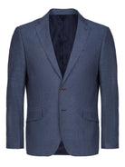 Blazer oxford azul medio
