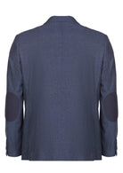 Blazer oxford azul medio