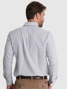 CAMISA ALGODÃO AZUL MANGA COMPRIDA REGULAR FIT MR. BLUE
