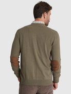 PULLOVER CAXEMIRA VERDE MANGA COMPRIDA REGULAR FIT MR. BLUE
