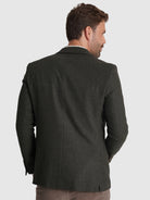 BLAZER LÃ VERDE MANGA COMPRIDA REGULAR FIT MR. BLUE