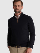JERSEY DE LANA AZUL MANGA LARGA REGULAR FIT MR. AZUL