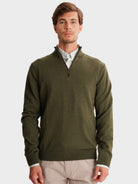 PULLOVER FINO VERDE MANGA COMPRIDA REGULAR FIT MR. BLUE