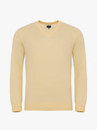 PULLOVER LÃ AMARELO MANGA COMPRIDA REGULAR FIT MR. BLUE
