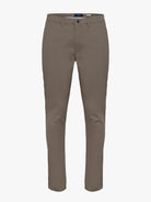 CALÇAS ALGODÃO CINZENTAS SLIM FIT MR. BLUE
