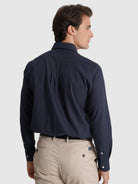 CAMISA ALGODÃO AZUL MANGA COMPRIDA REGULAR FIT MR. BLUE