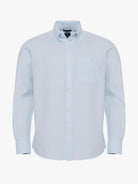 CAMISA ALGODÃO AZUL MANGA COMPRIDA REGULAR FIT MR. BLUE