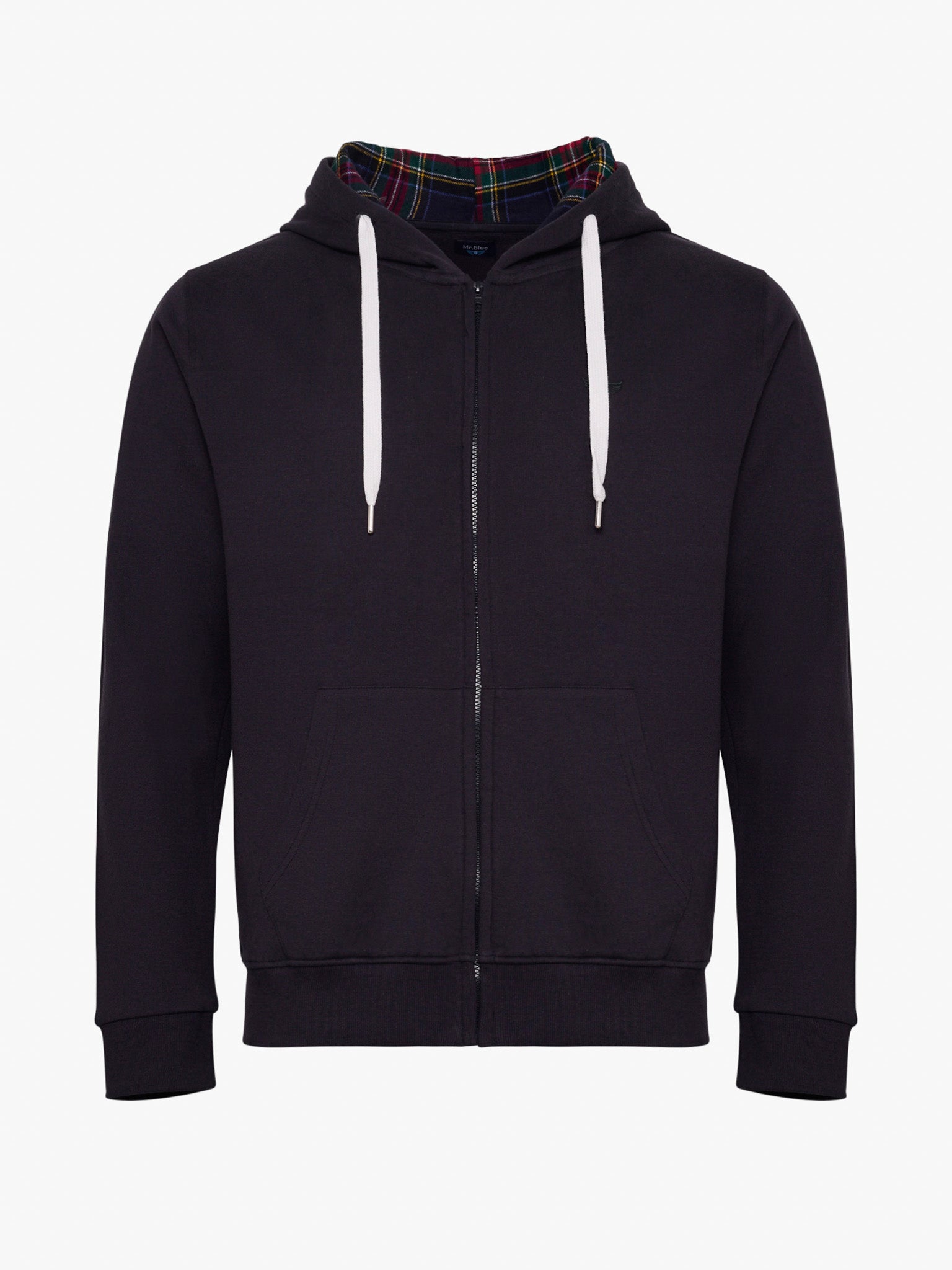 HOODIE ALGODÃO AZUL MANGA COMPRIDA REGULAR FIT MR. BLUE