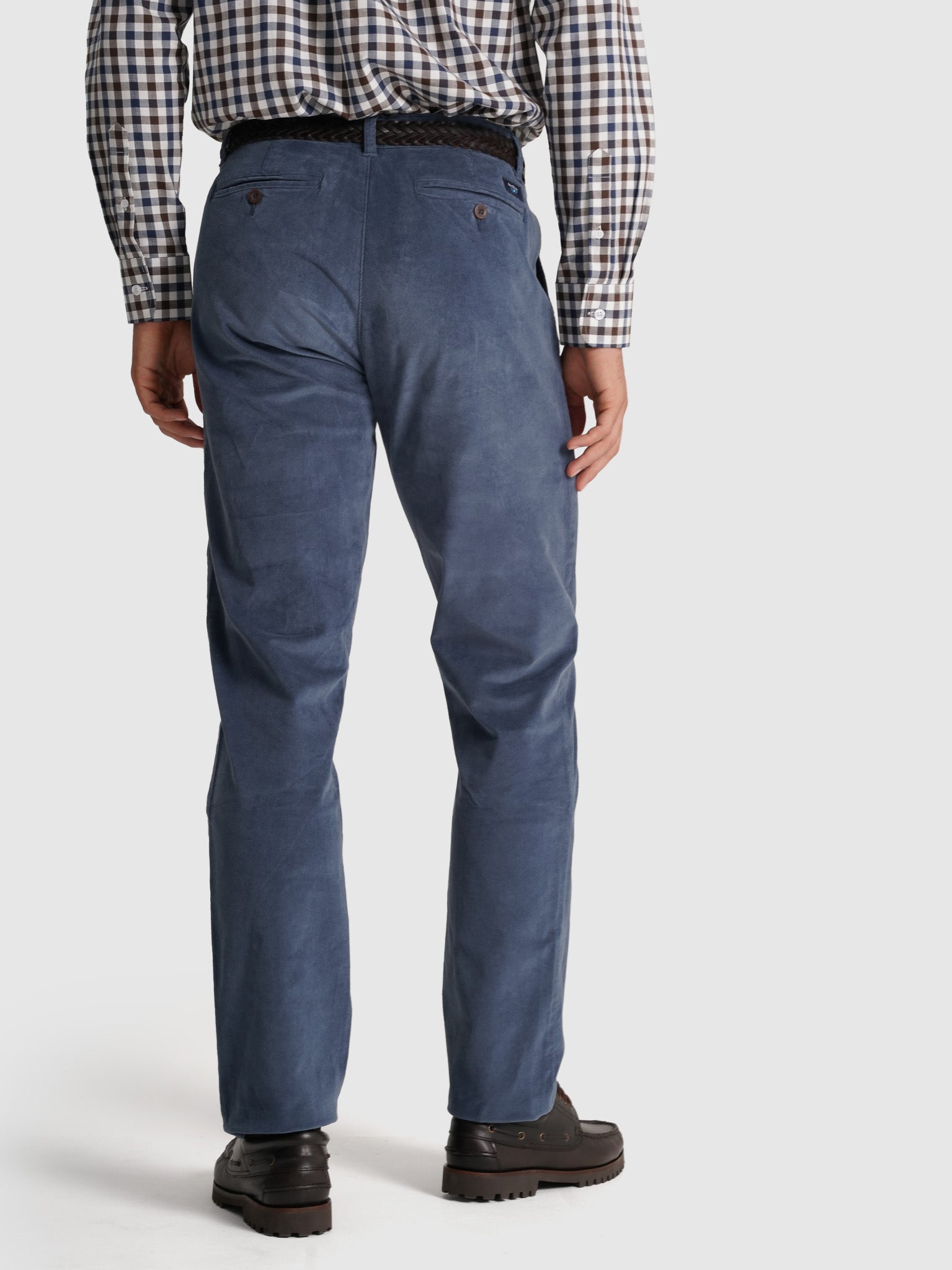 CALÇAS ALGODÃO AZUIS CLASSIC FIT MR. BLUE