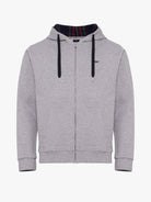 HOODIE ALGODÃO CINZENTO MANGA COMPRIDA REGULAR FIT MR. BLUE