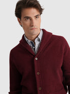 PULLOVER LÃ BORDEAUX MANGA COMPRIDA REGULAR FIT MR. BLUE