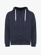 HOODIE ALGODÃO AZUL MANGA COMPRIDA REGULAR FIT MR. BLUE
