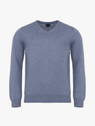 PULLOVER CAXEMIRA AZUL MANGA COMPRIDA REGULAR FIT MR. BLUE