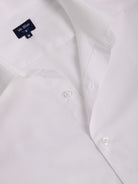 CAMISA ALGODÃO BRANCA MANGA COMPRIDA SLIM FIT MR. BLUE