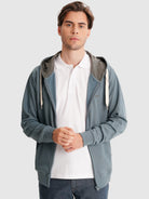 REGULAR FIT BLUE HOODIE MR. BLUE