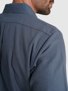 CAMISA ALGODÃO AZUL MANGA COMPRIDA REGULAR FIT MR. BLUE
