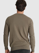 PULLOVER CAXEMIRA VERDE MANGA COMPRIDA REGULAR FIT MR. BLUE