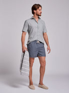 FATO BANHO CINZENTO REGULAR FIT MR. BLUE