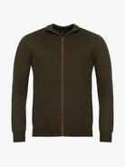 PULLOVER CAXEMIRA VERDE COM COTOVELEIRA REGULAR FIT MR. BLUE