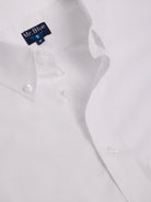 Camisa Algodão Branca Manga Comprida Regular Fit Mr. Blue