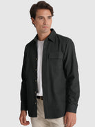 Sobrecamisa Algodão Cinzenta Manga Comprida Regular Fit Mr. Blue