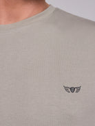 T-SHIRT ALGODÃO VERDE MANGA CURTA REGULAR FIT MR. BLUE