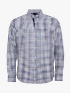 Camisa Algodão Azul Manga Comprida Regular Fit Mr. Blue