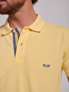 Polo Amarelo Manga Curta Regular Fit Mr. Blue