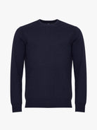 Pullover Caxemira Azul Manga Comprida Regular Fit Mr. Blue