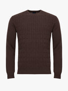 PULLOVER FINO CASTANHO MANGA COMPRIDA REGULAR FIT MR. BLUE